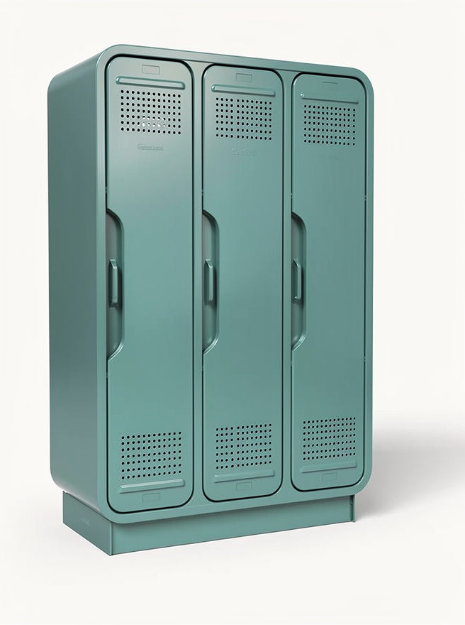 **Technische titel in het Nederlands:** **Metalen Lockers met Ventilatieopeningen**