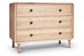**Technische titel in het Nederlands: Eikenhouten dressoir met drie laden**